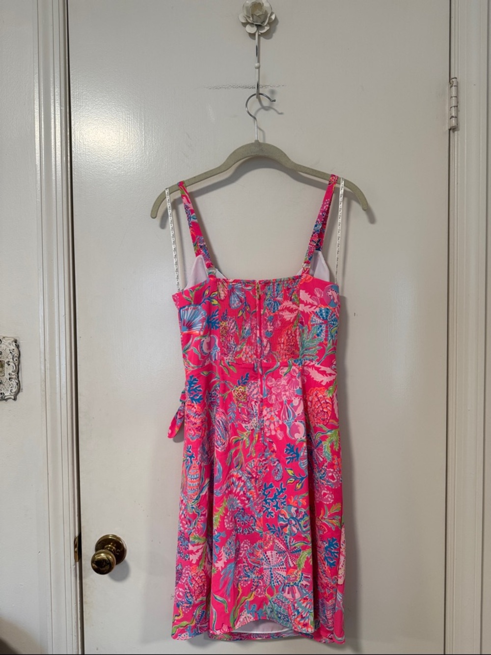 Lilly Pulitzer Scarlet Stretch Dress Pink Isle Print: Shell Me Something Good - Picture 5 of 12